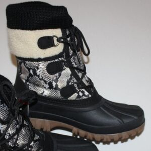 Cougar Storm Boots Insulated Waterproof Winter Snow Lace Up Boot Size 8 Blue $99